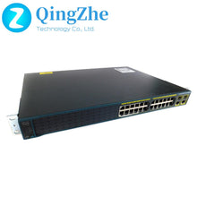 Load image into Gallery viewer, Cisco WS-C2960-24LC-S 2960 24 10/100 8 PoE + 2 T/SFP LAN Lite